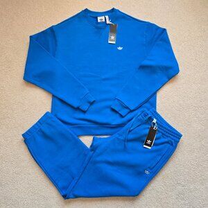 NWT Adidas Originals Schmoofoil Tracksuit Classic Blue Men’s Large Superstar